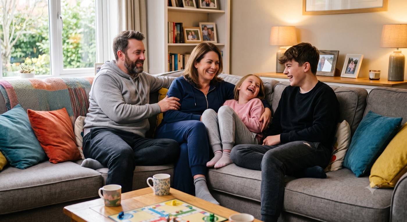 Famille heureuse